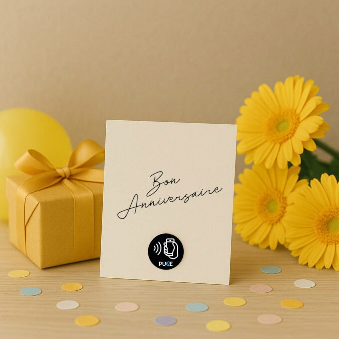 Puce NFC spéciale Anniversaire